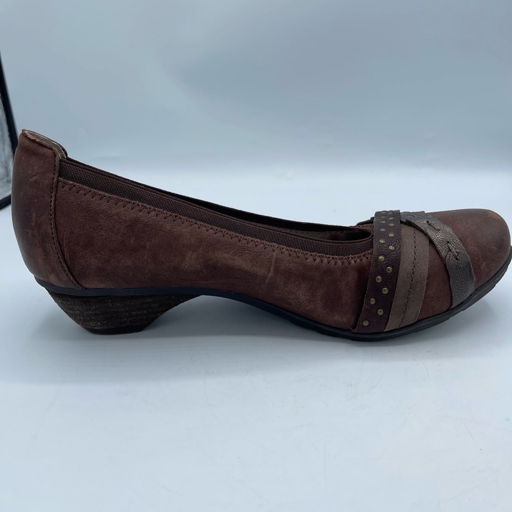Abeo B I O systems Nellie brown leather shoes women size 8.5M